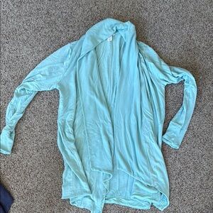 Athleta Aqua Open Front Pranayama Cardigan